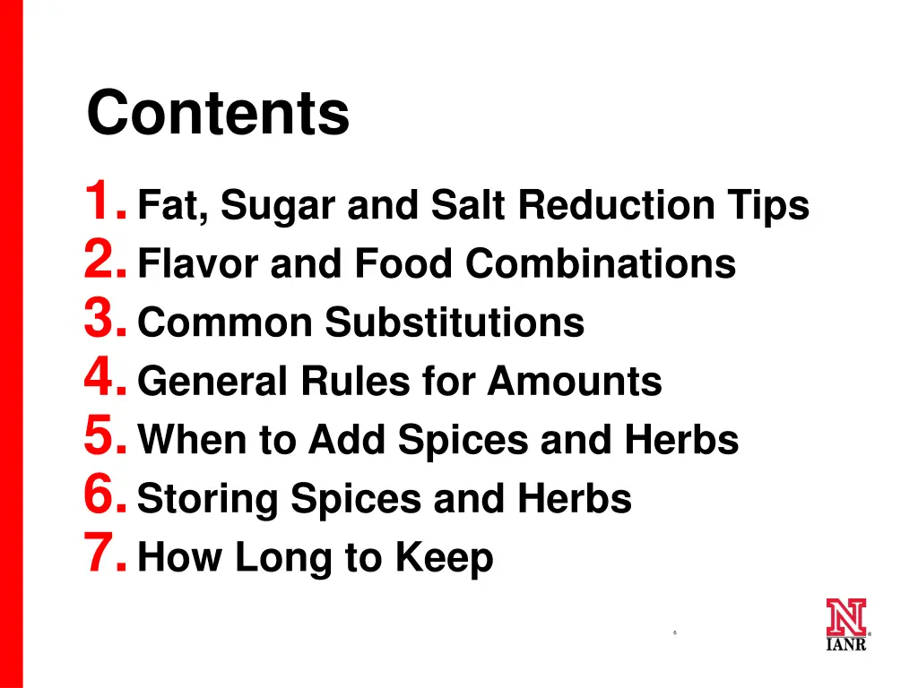 contents 1 fat sugar and salt reduction tips
