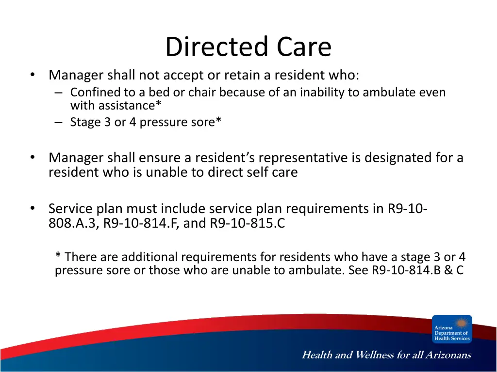 directed care
