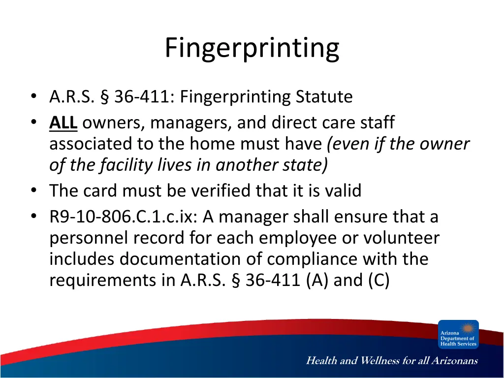 fingerprinting