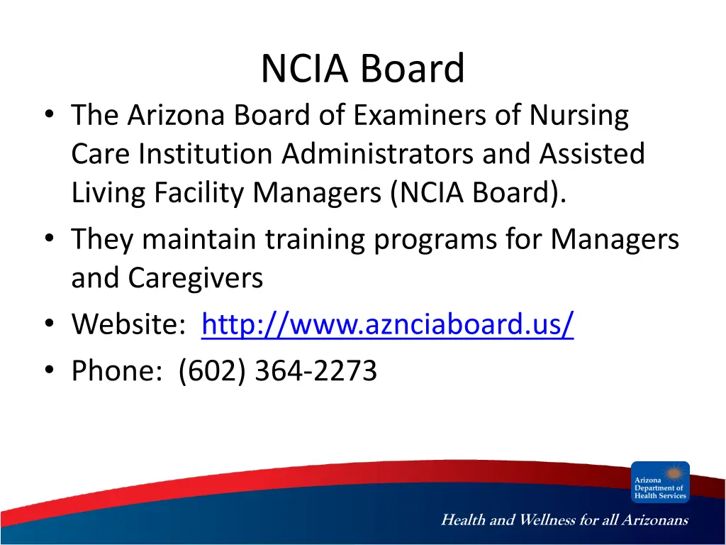 ncia board