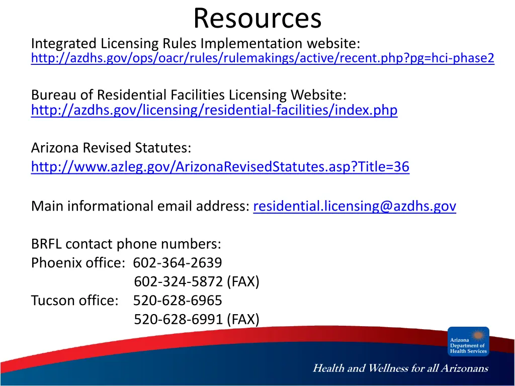 resources