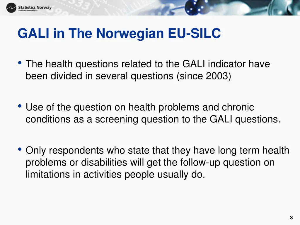 gali in the norwegian eu silc