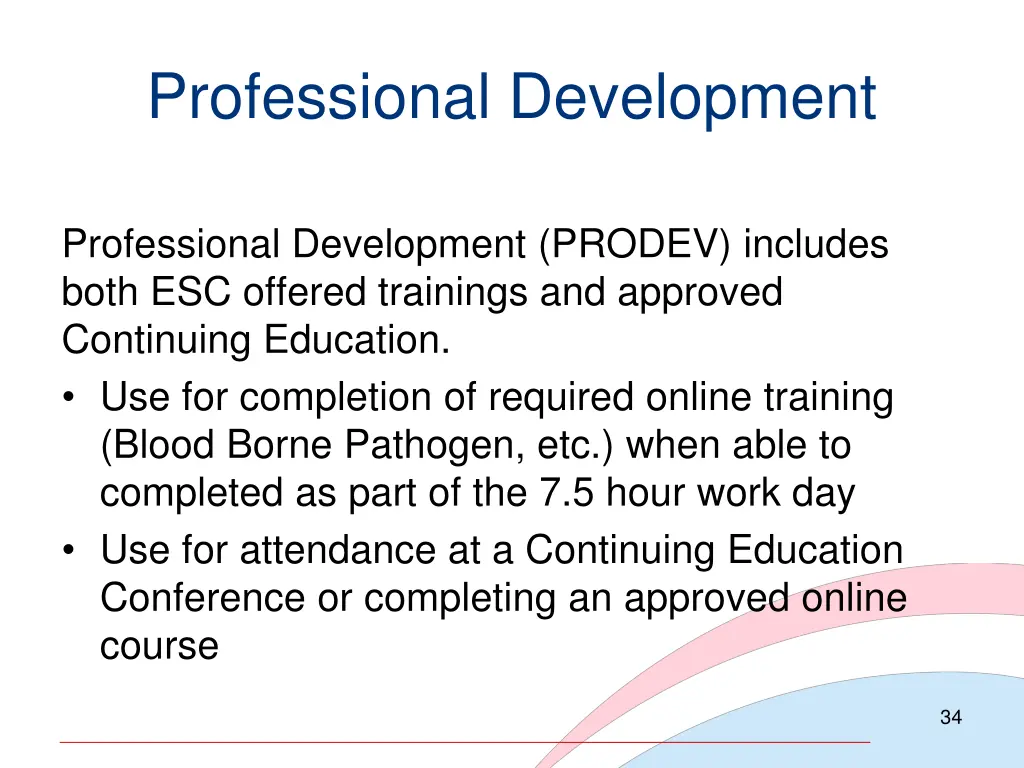 professional development