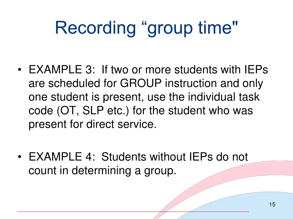 recording group time 2