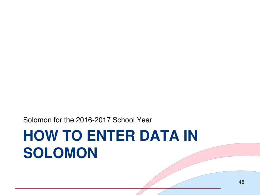 solomon for the 2016 2017 school year 1