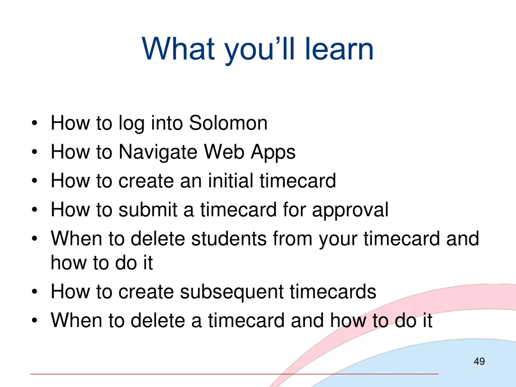 what you ll learn