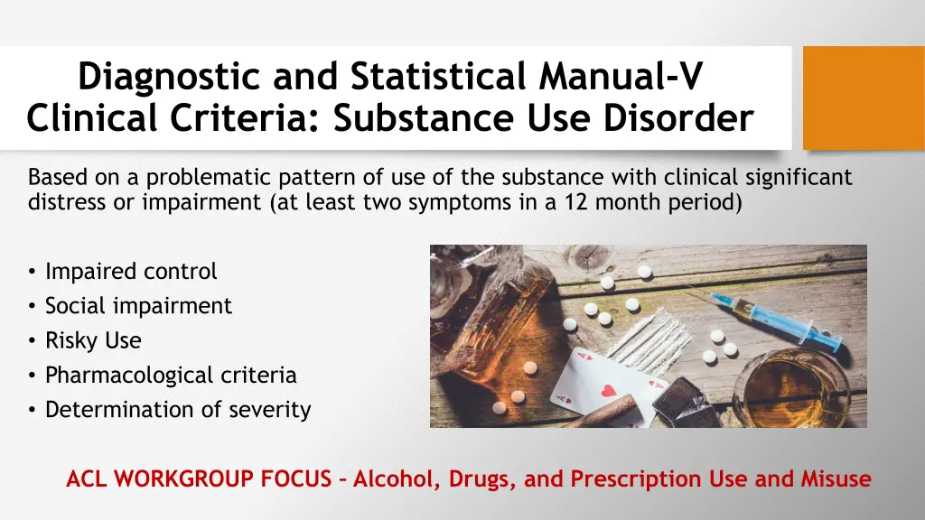 diagnostic and statistical manual v clinical