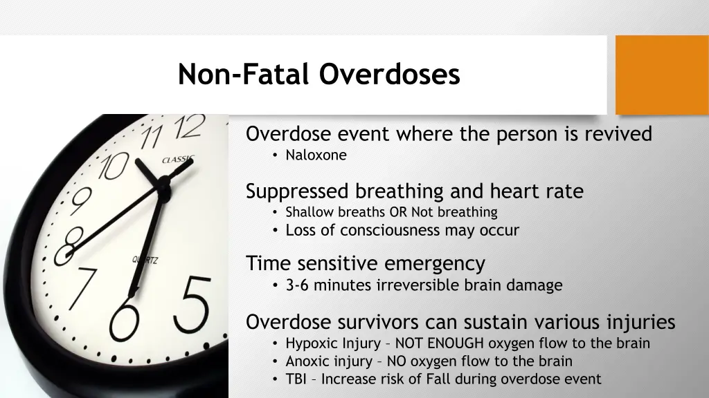 non fatal overdoses