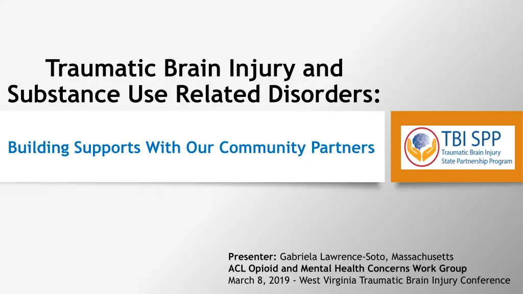 traumatic brain injury and substance use related