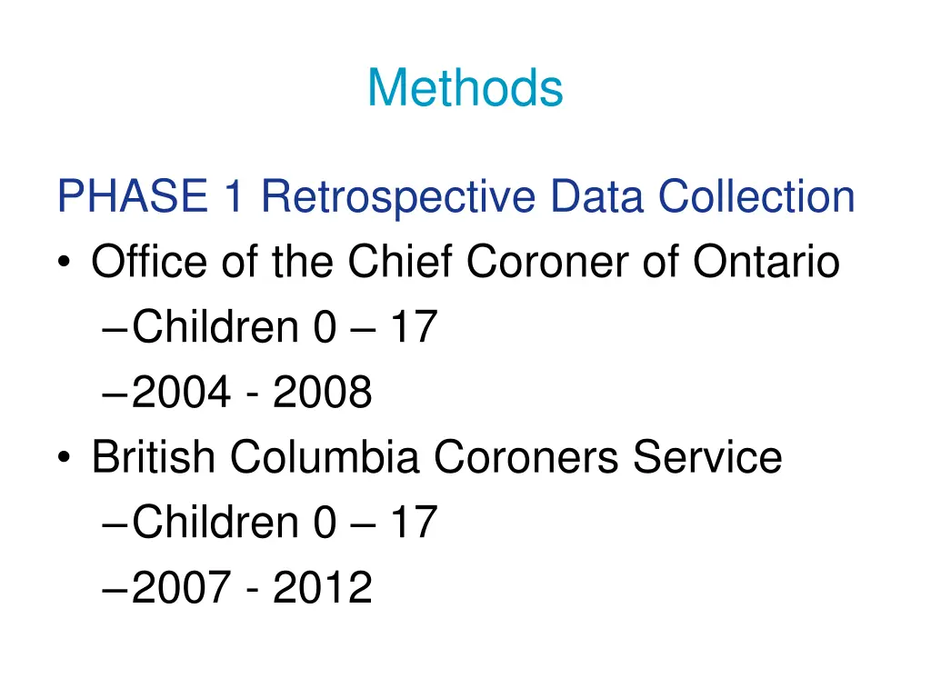 methods