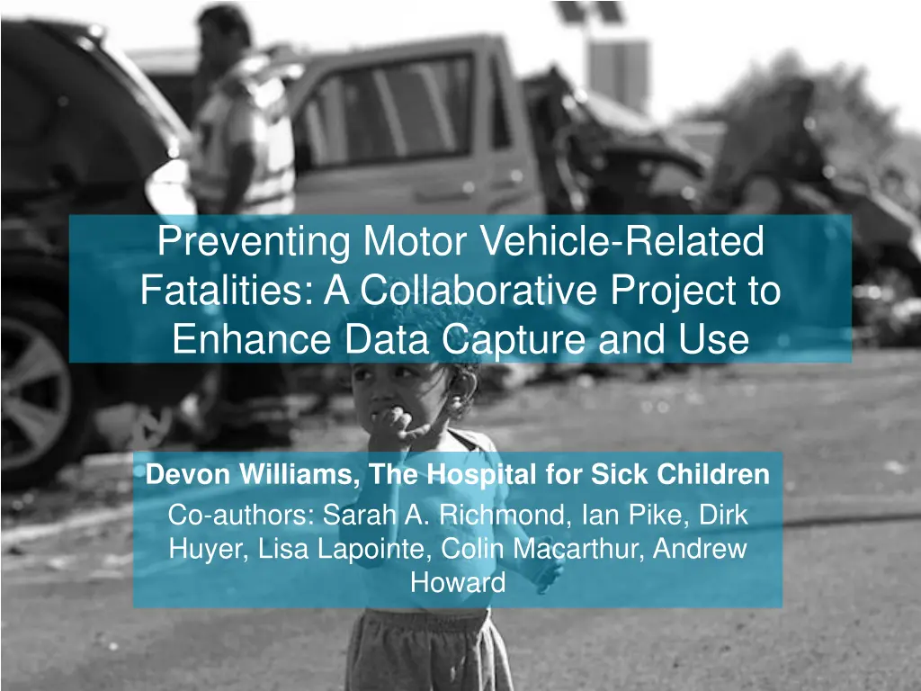 preventing motor vehicle related fatalities