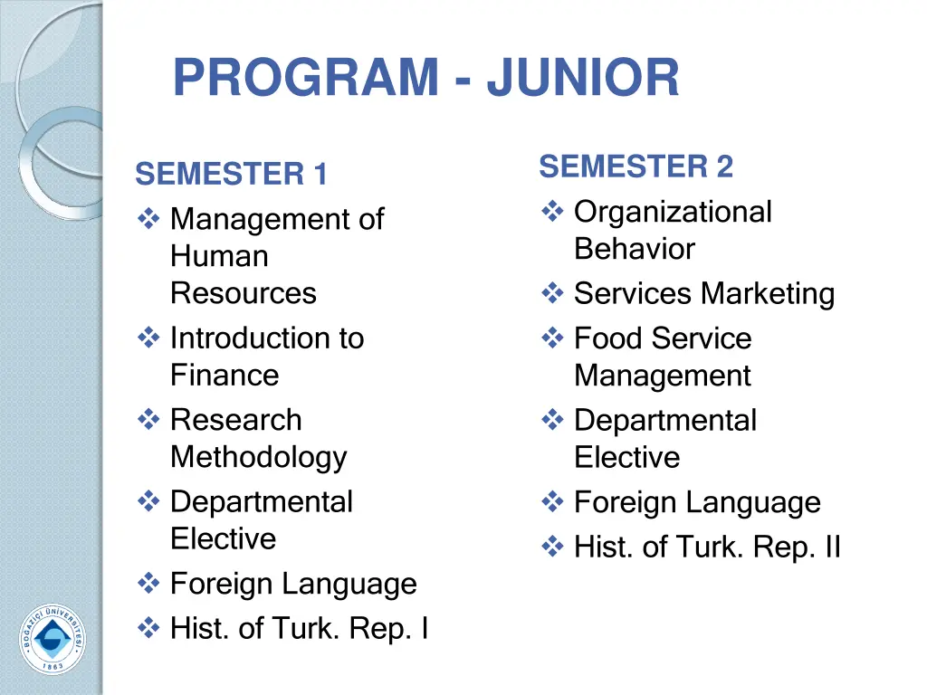 program junior