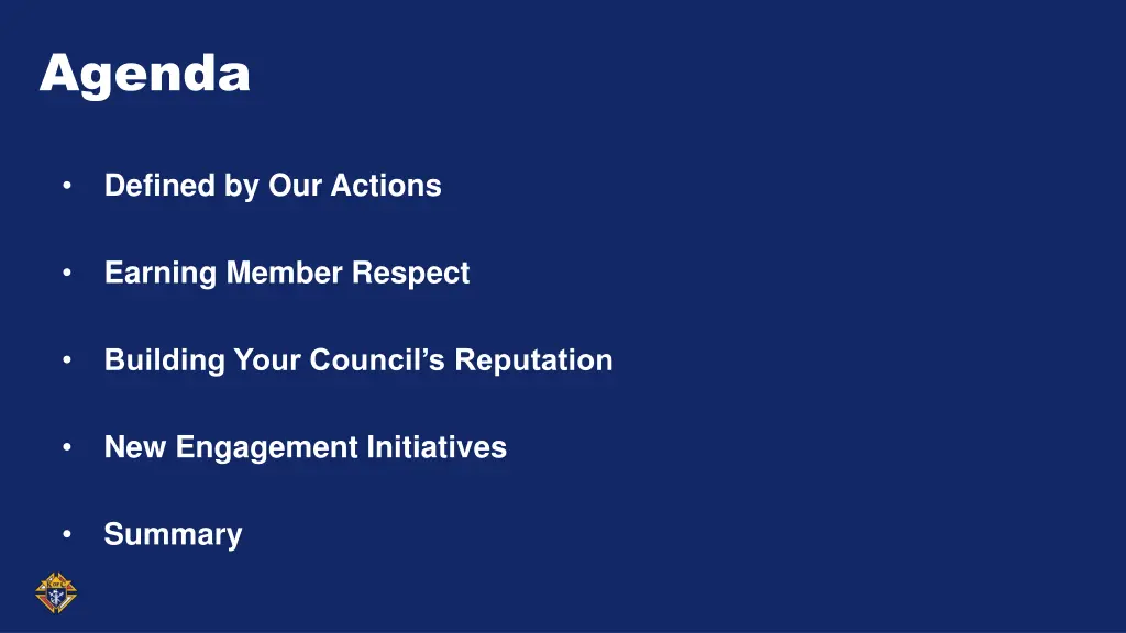agenda