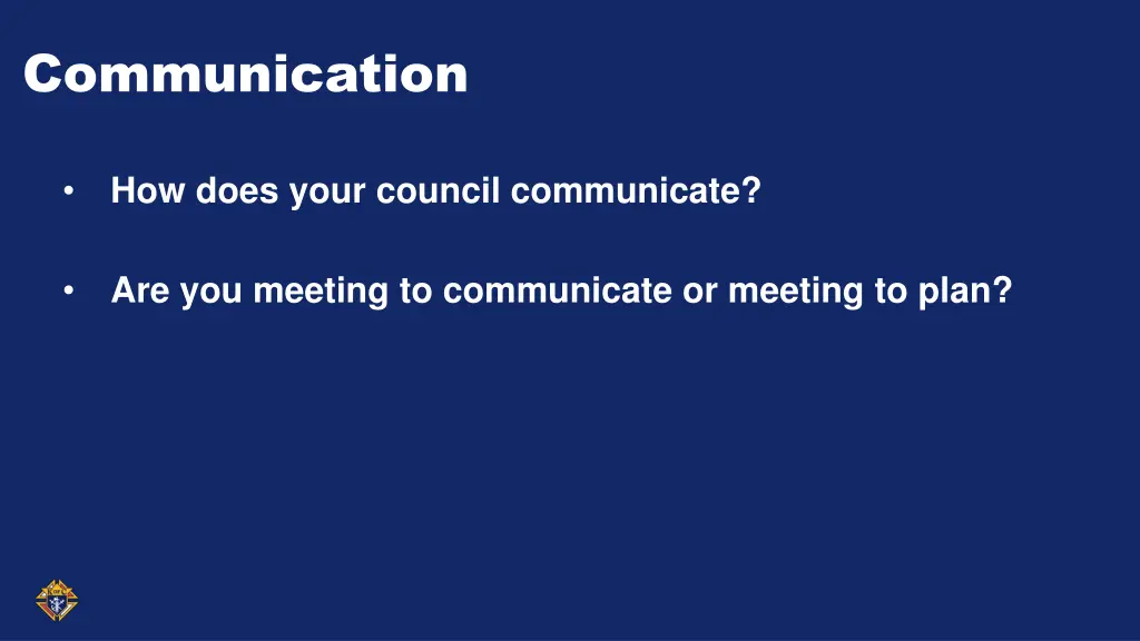 communication