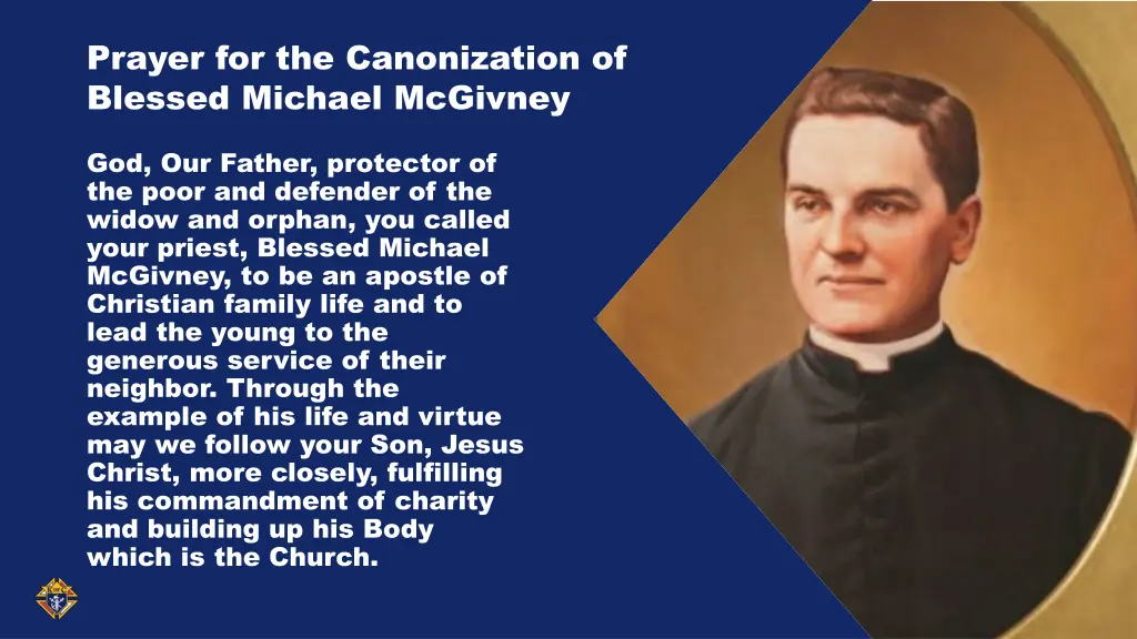 prayer for the canonization of blessed michael