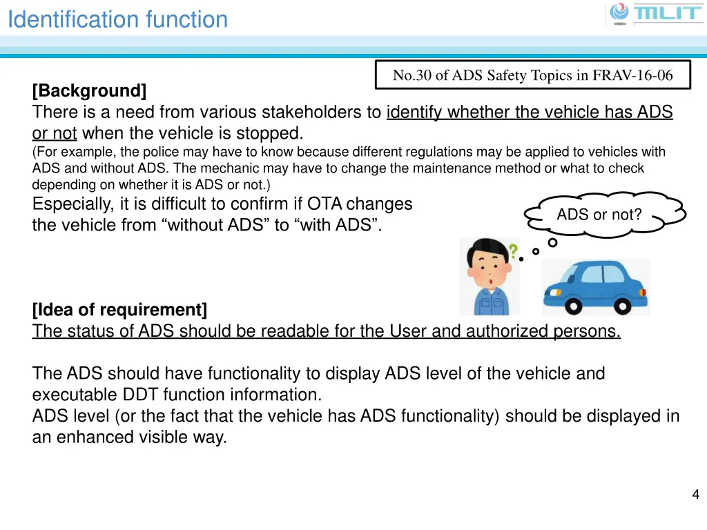 identification function