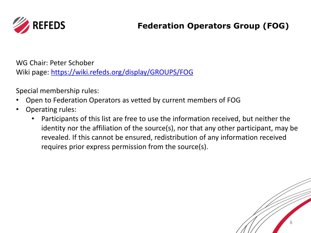federation operators group fog