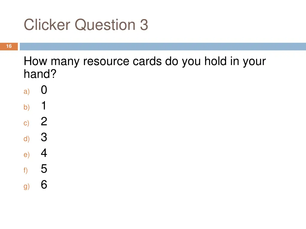 clicker question 3