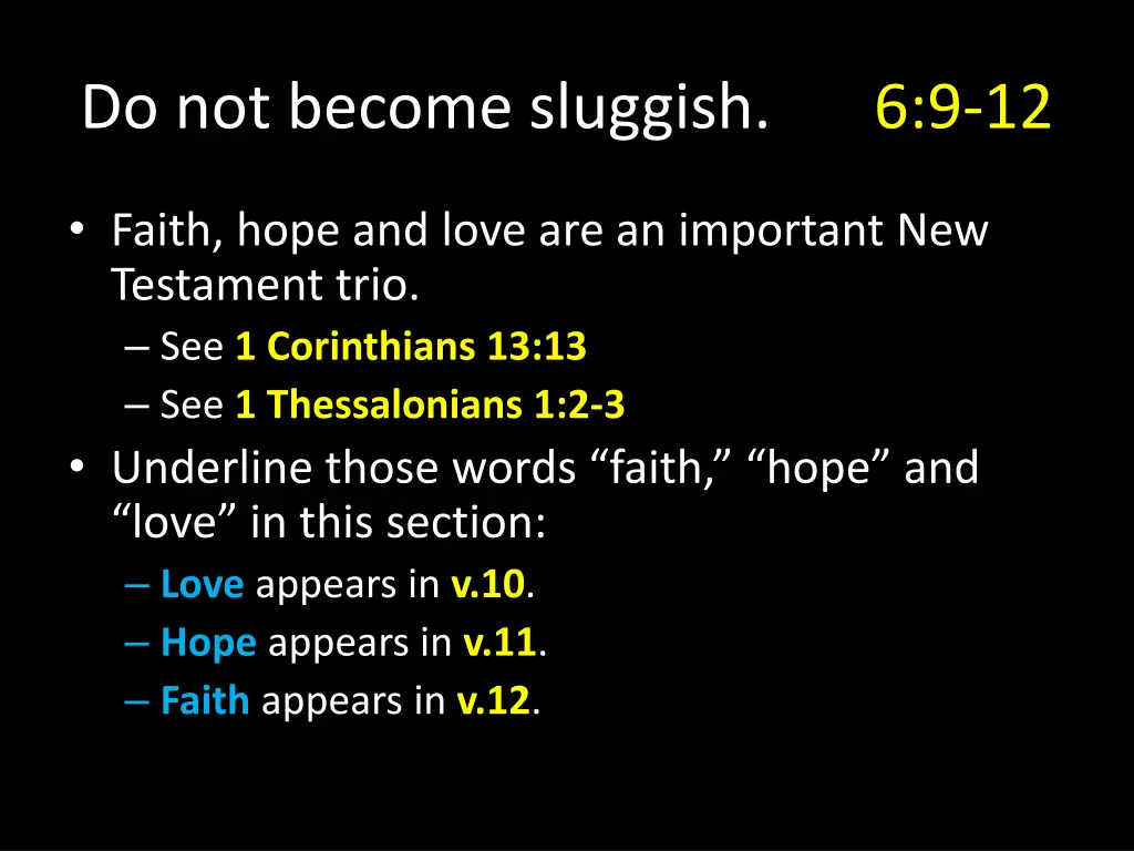 do not become sluggish 1