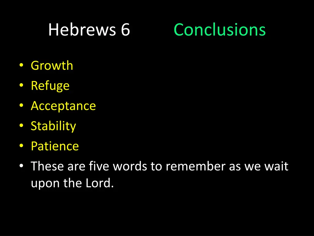 hebrews 6 15