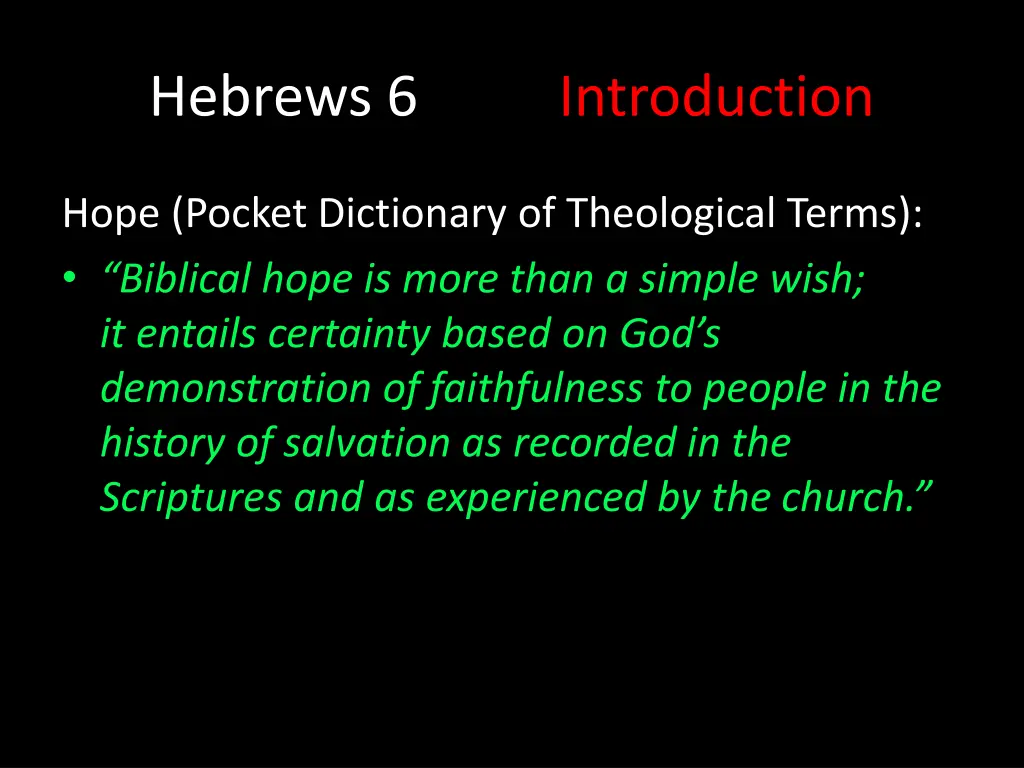 hebrews 6 4
