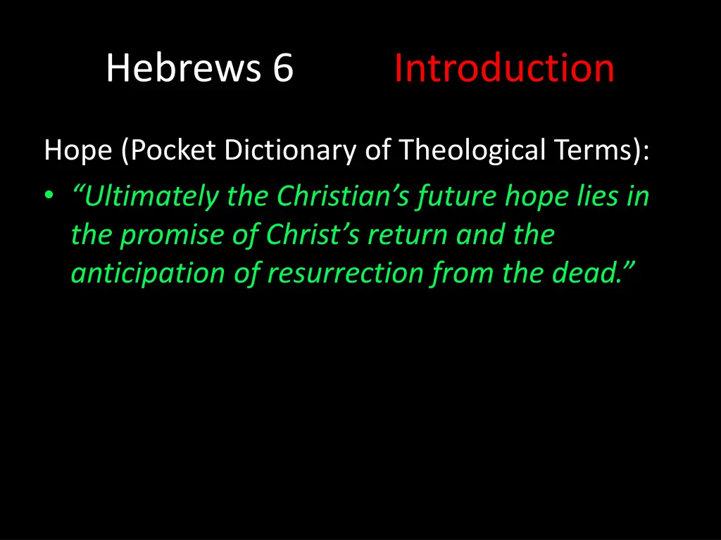 hebrews 6 5