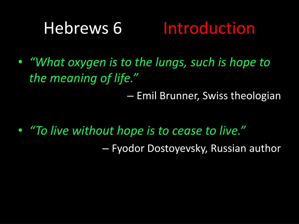 hebrews 6