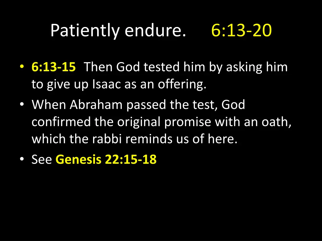 patiently endure 2