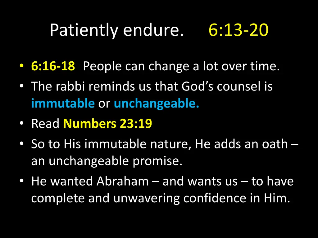 patiently endure 3