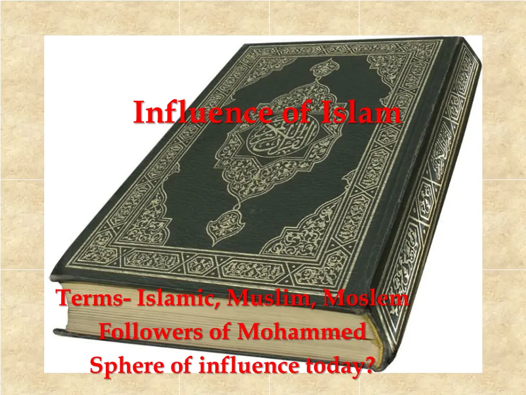 influence of islam
