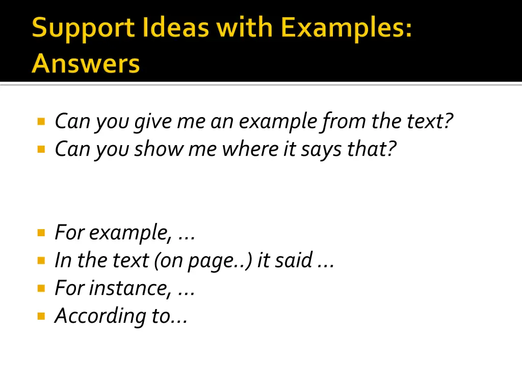 can you give me an example from the text 1