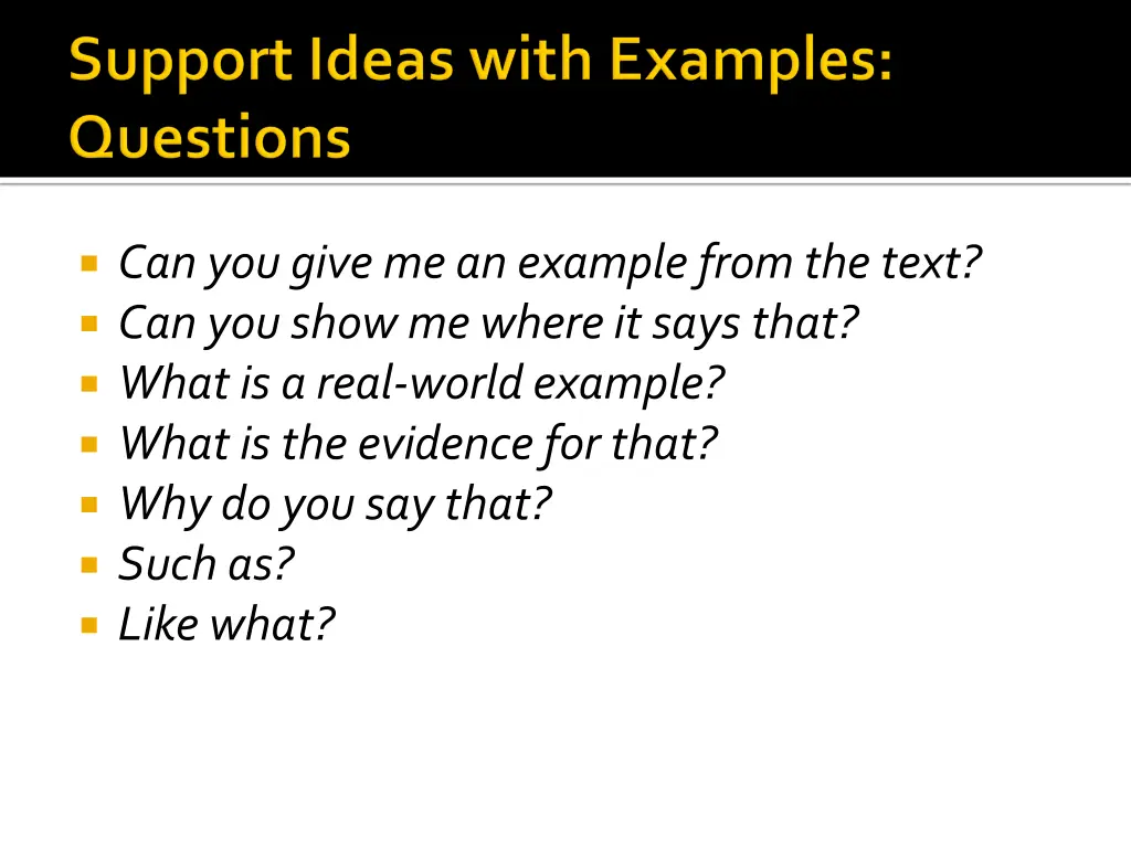 can you give me an example from the text
