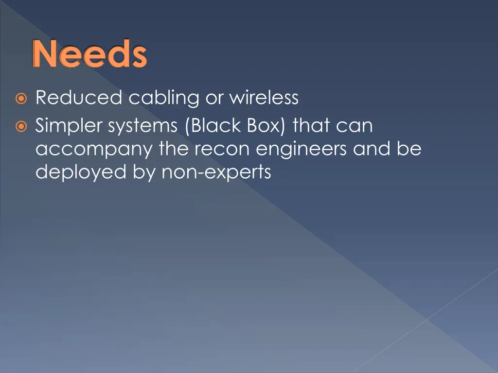 reduced cabling or wireless simpler systems black