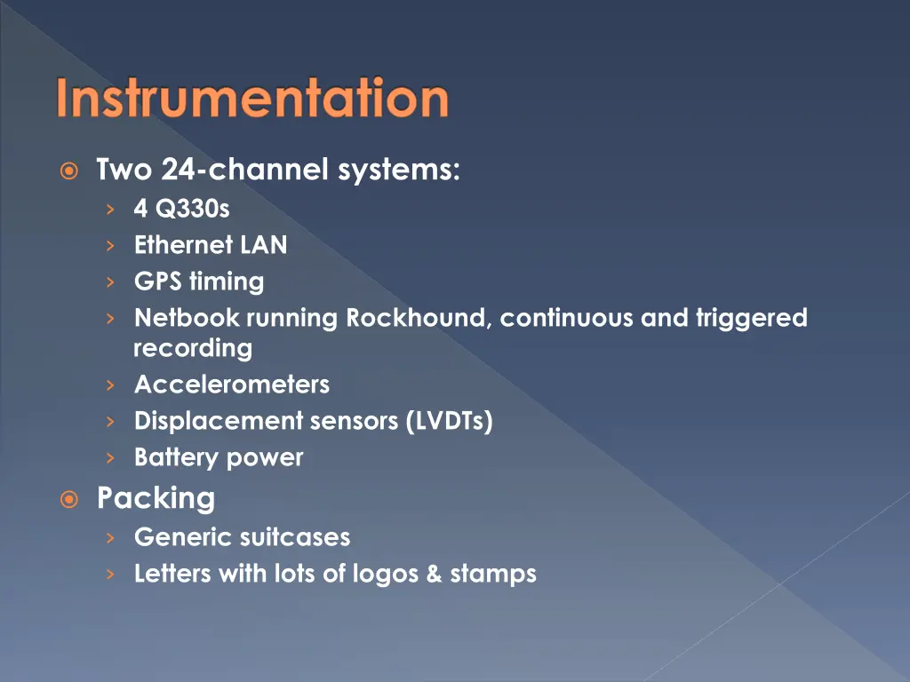 two 24 channel systems 4 q330s ethernet