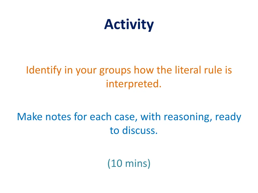 activity