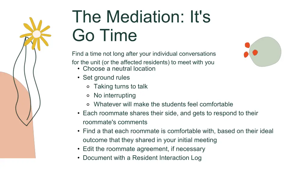 the mediation it s go time
