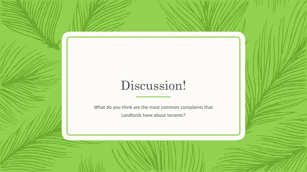 discussion