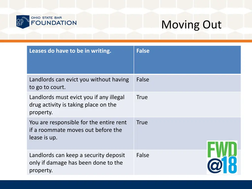 moving out 31