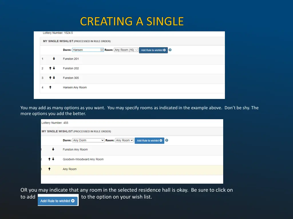 you may add as many options as you want