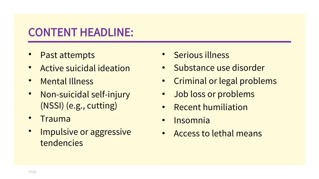 content headline content headline 5