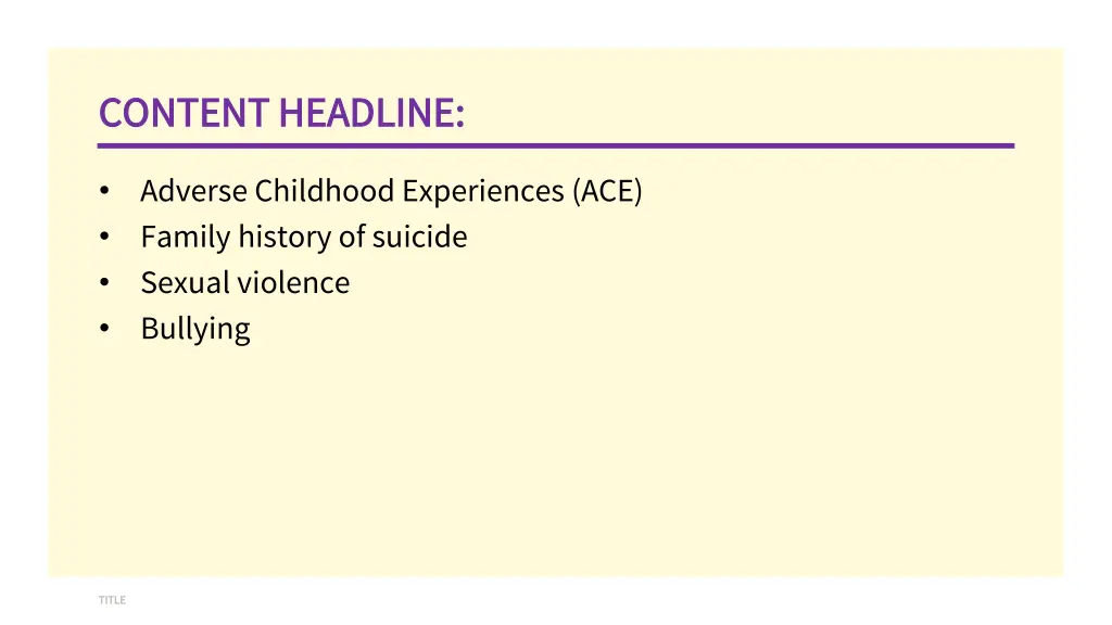 content headline content headline 6