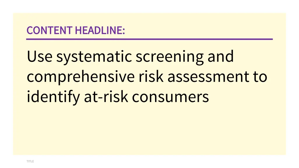 content headline content headline use systematic 1