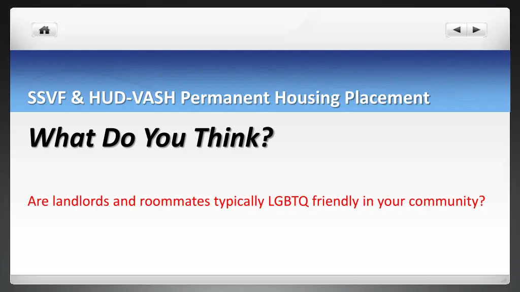 ssvf hud vash permanent housing placement