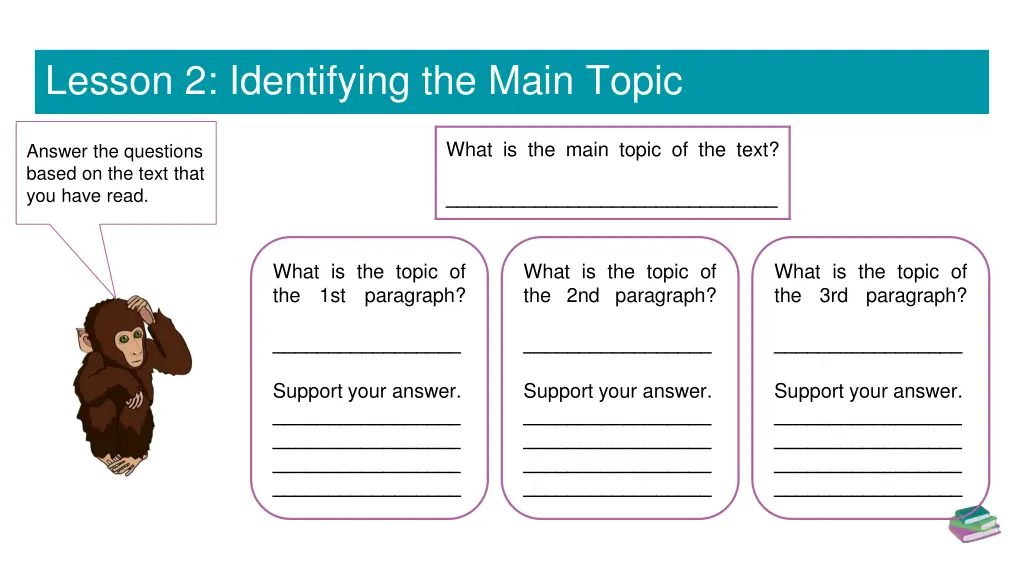 lesson 2 identifying the main topic 4