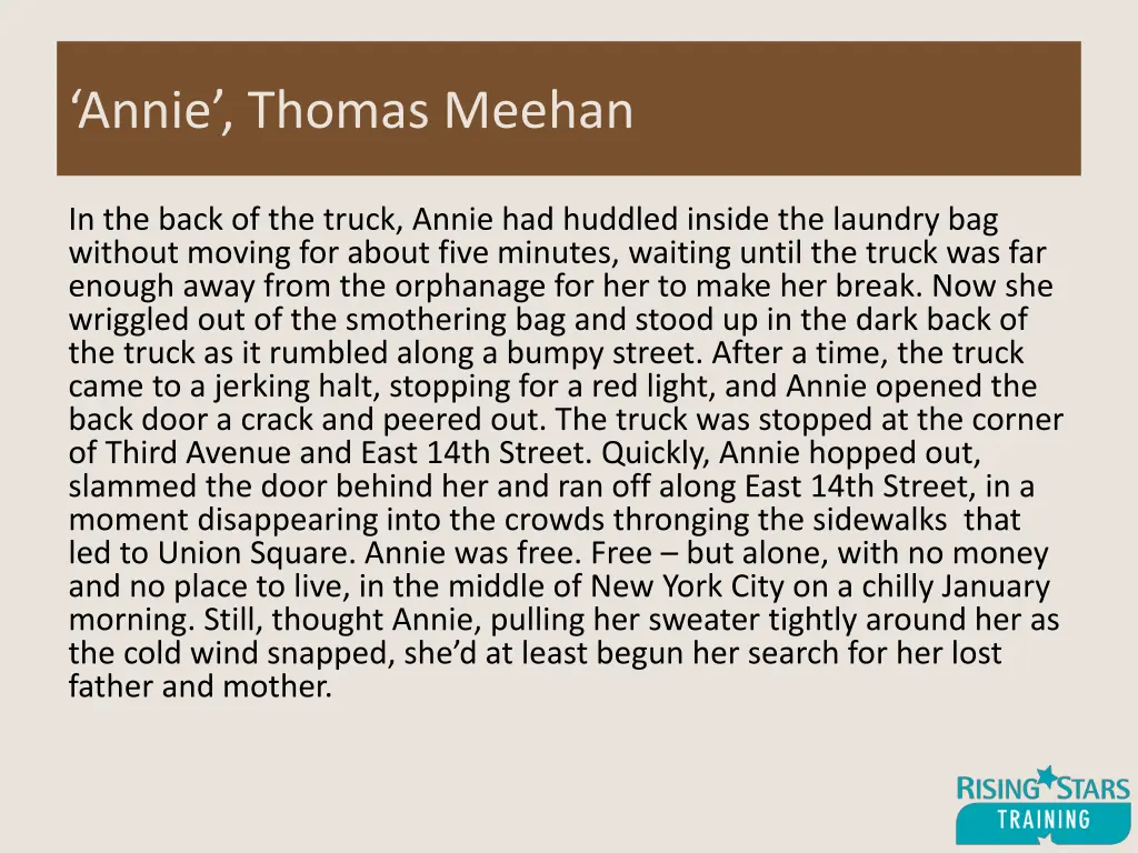 annie thomas meehan