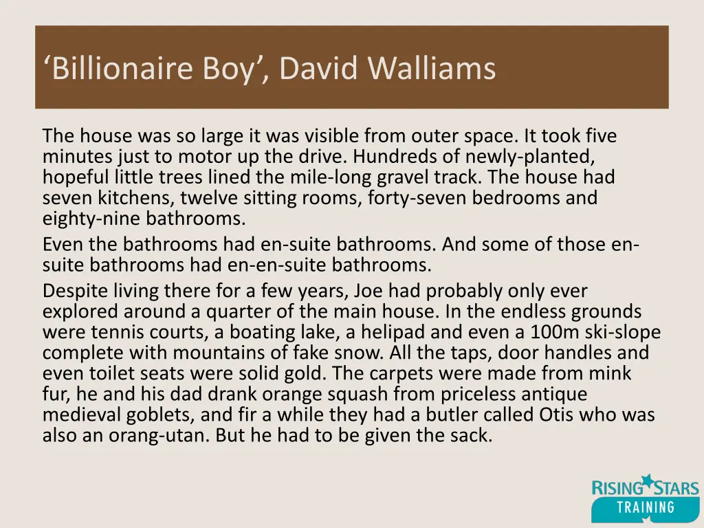 billionaire boy david walliams 1