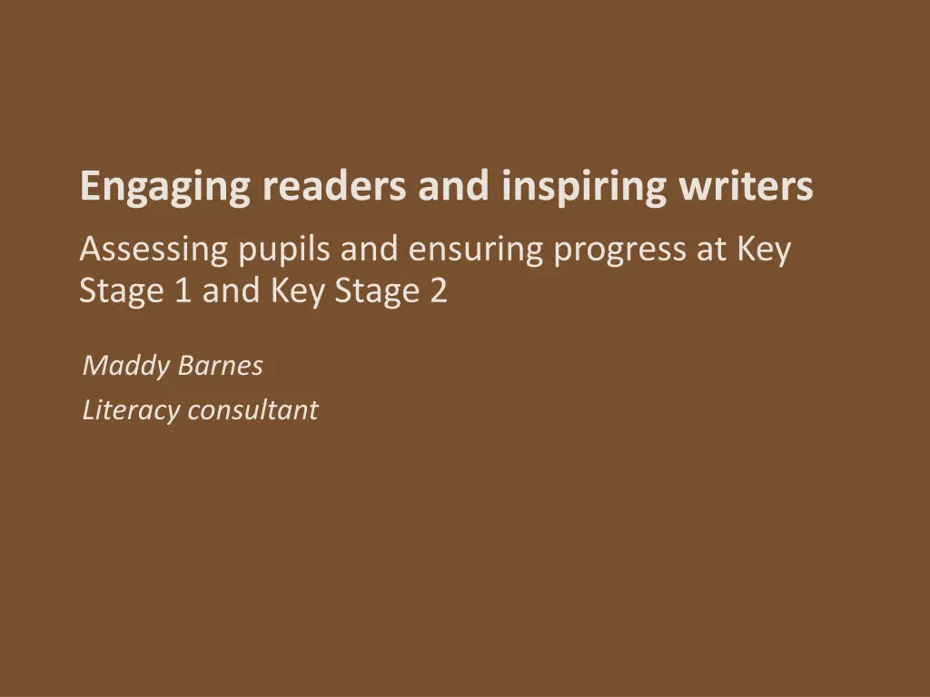 engaging readers and inspiring writers