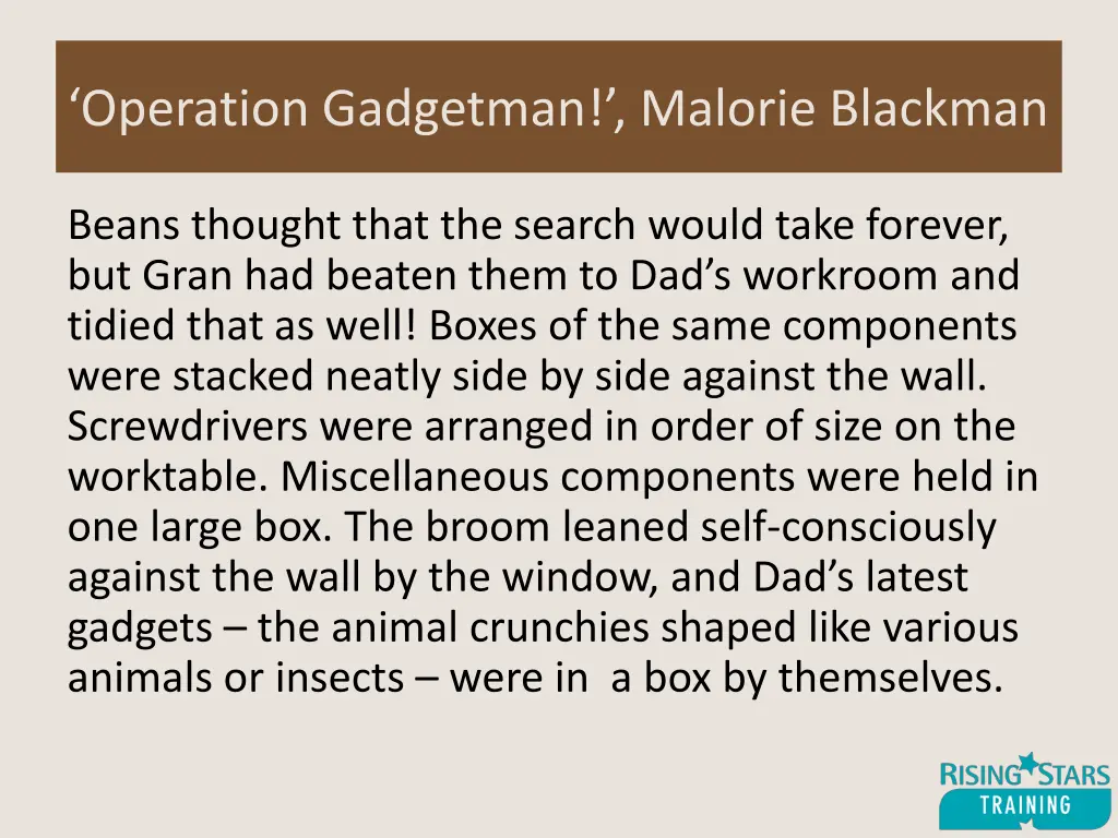 operation gadgetman malorie blackman 1
