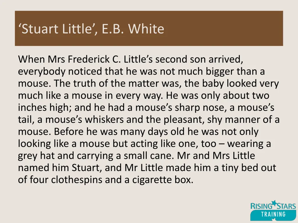 stuart little e b white