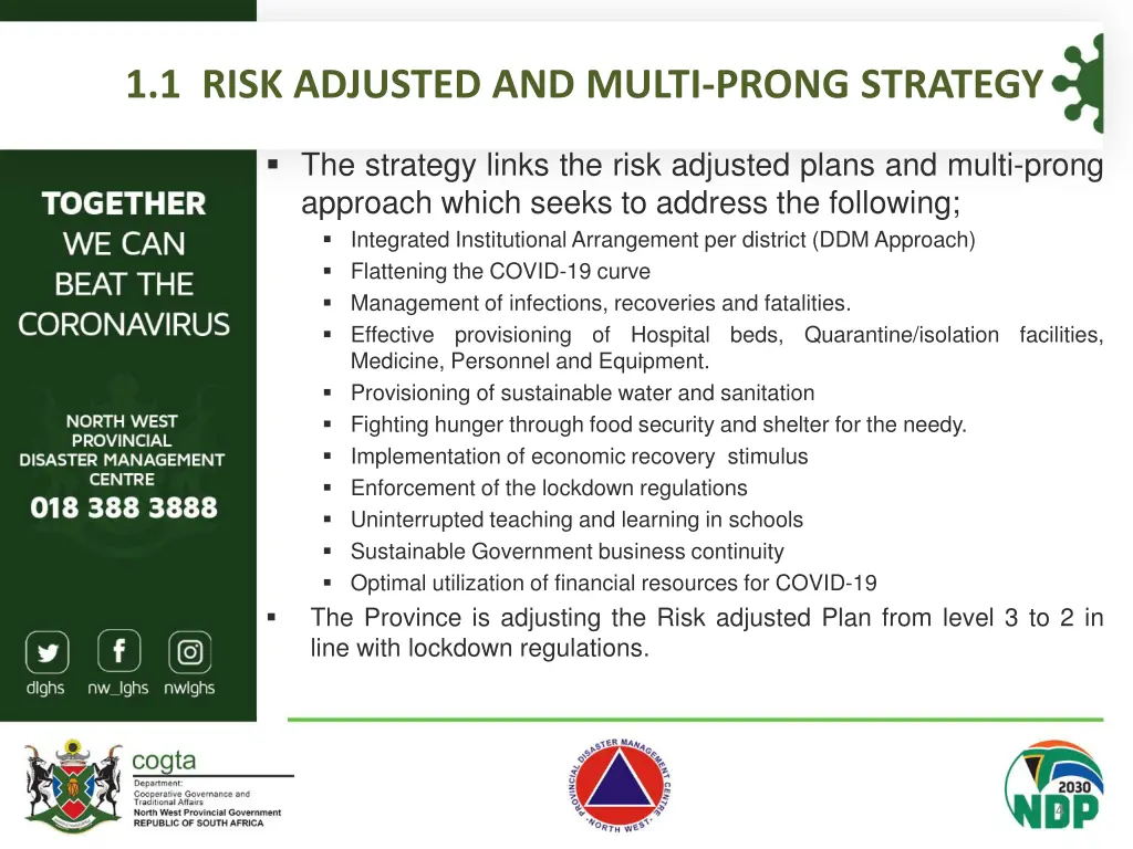 1 1 risk adjusted and multi prong strategy 1